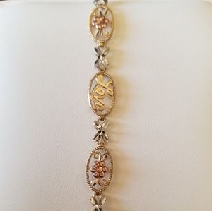 10K Gold Love Bracelet